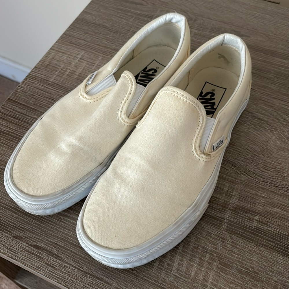 Cream vans